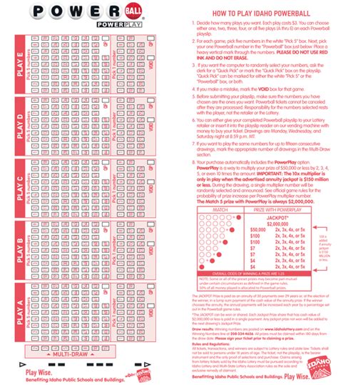 idaho powerball|idaho lottery powerball payouts.